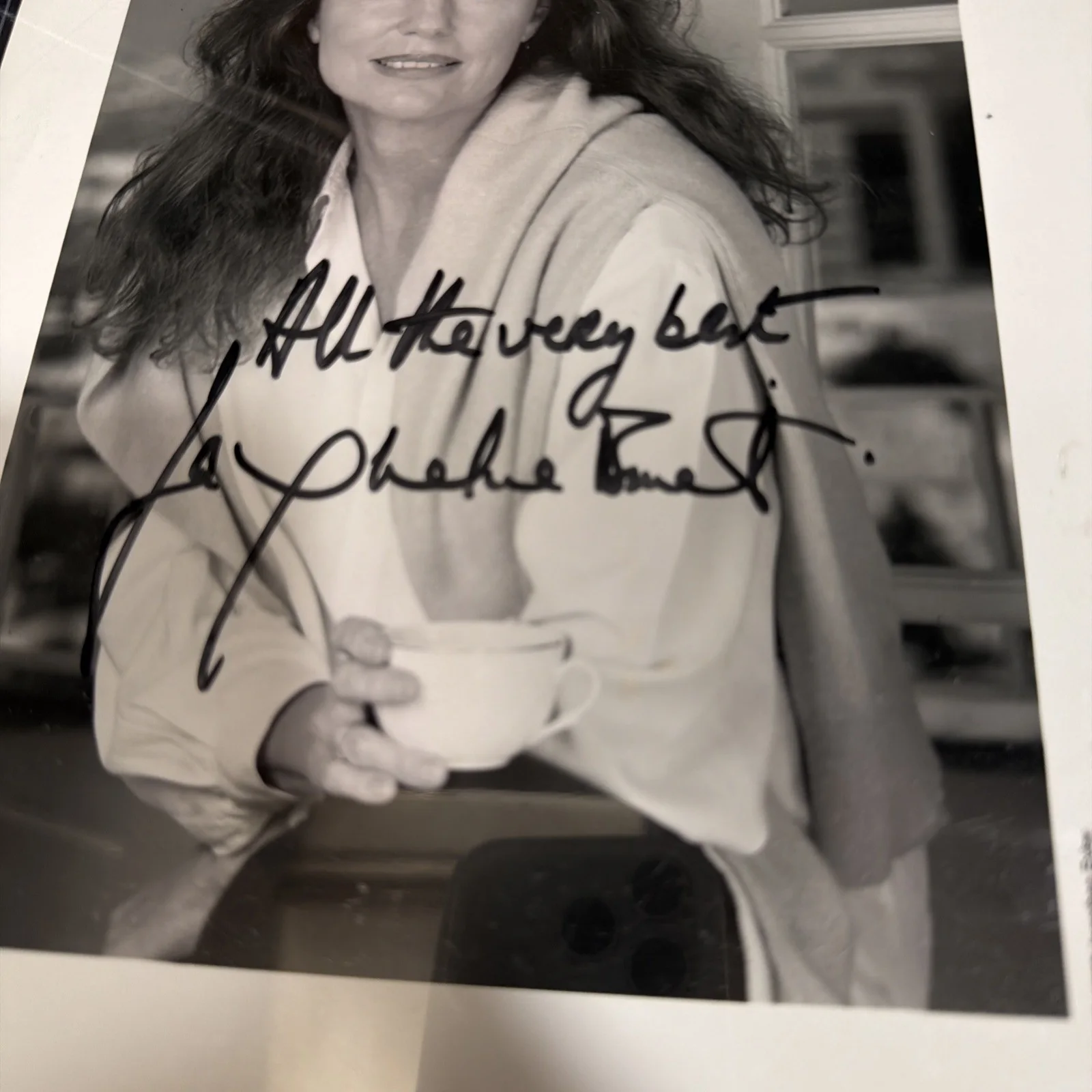 Jacqueline Bisset — Jacqueline Bisset autographed signed 8x10 With Inscription All The Very Best, image 2