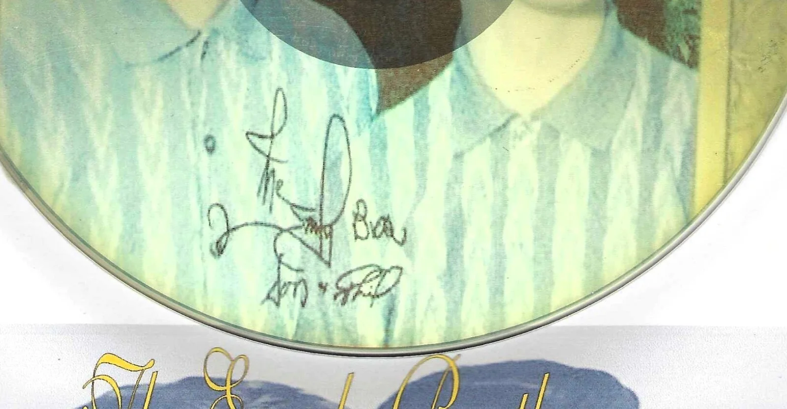 DON, PHIL EVERLY Brothers — EVERLY BROTHERS signed CD montage with COA . Cathy's Clown, WAKE UP LITTLE SUSIE, image 2