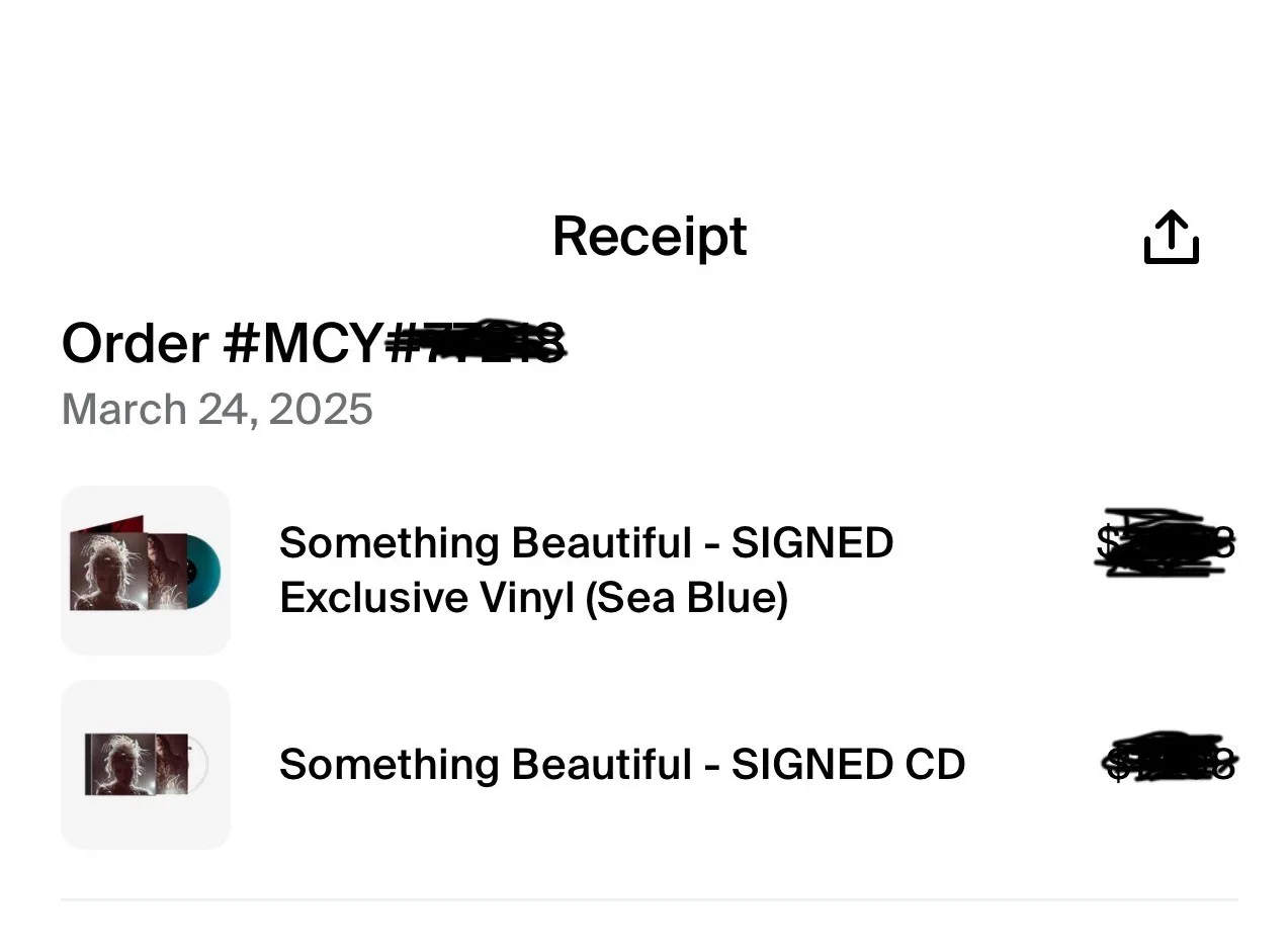 MILEY CYRUS “Something Beautiful” CD & Signed Insert With Heart 🖤 Ready To Ship, image 5