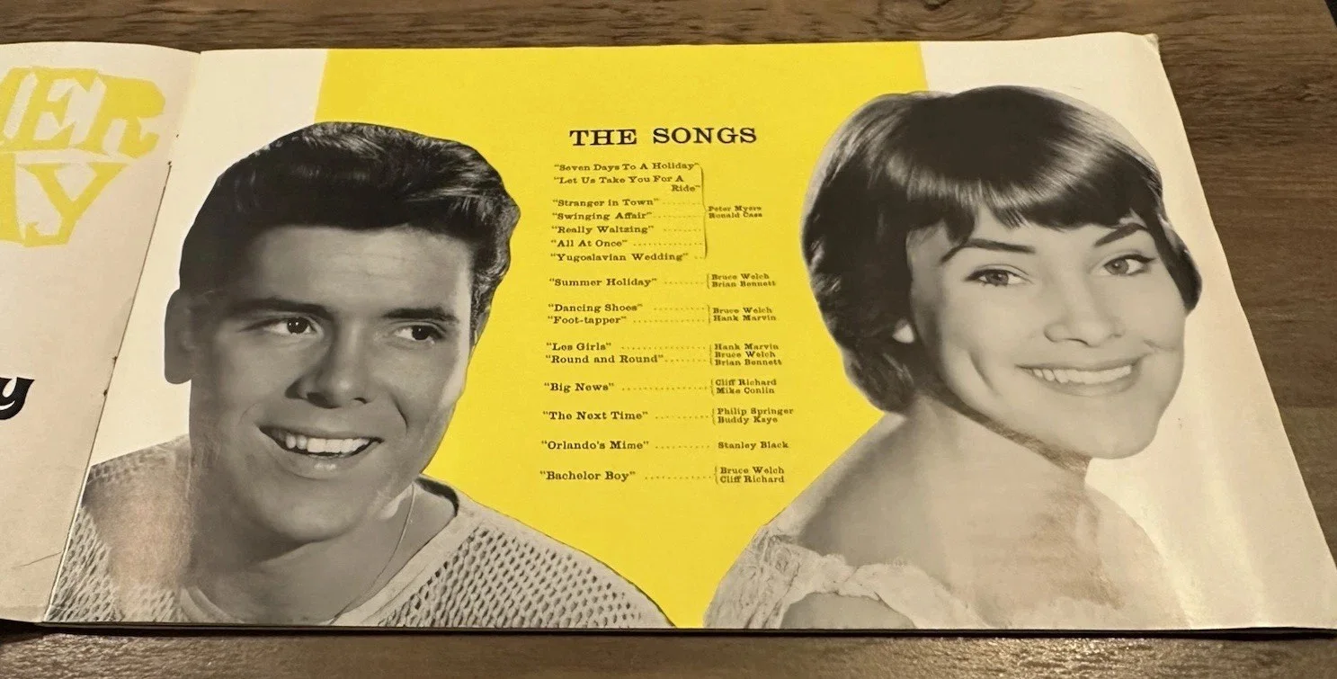SUMMER HOLIDAY CLIFF RICHARD BROCHURE / PROGRAM, image 2