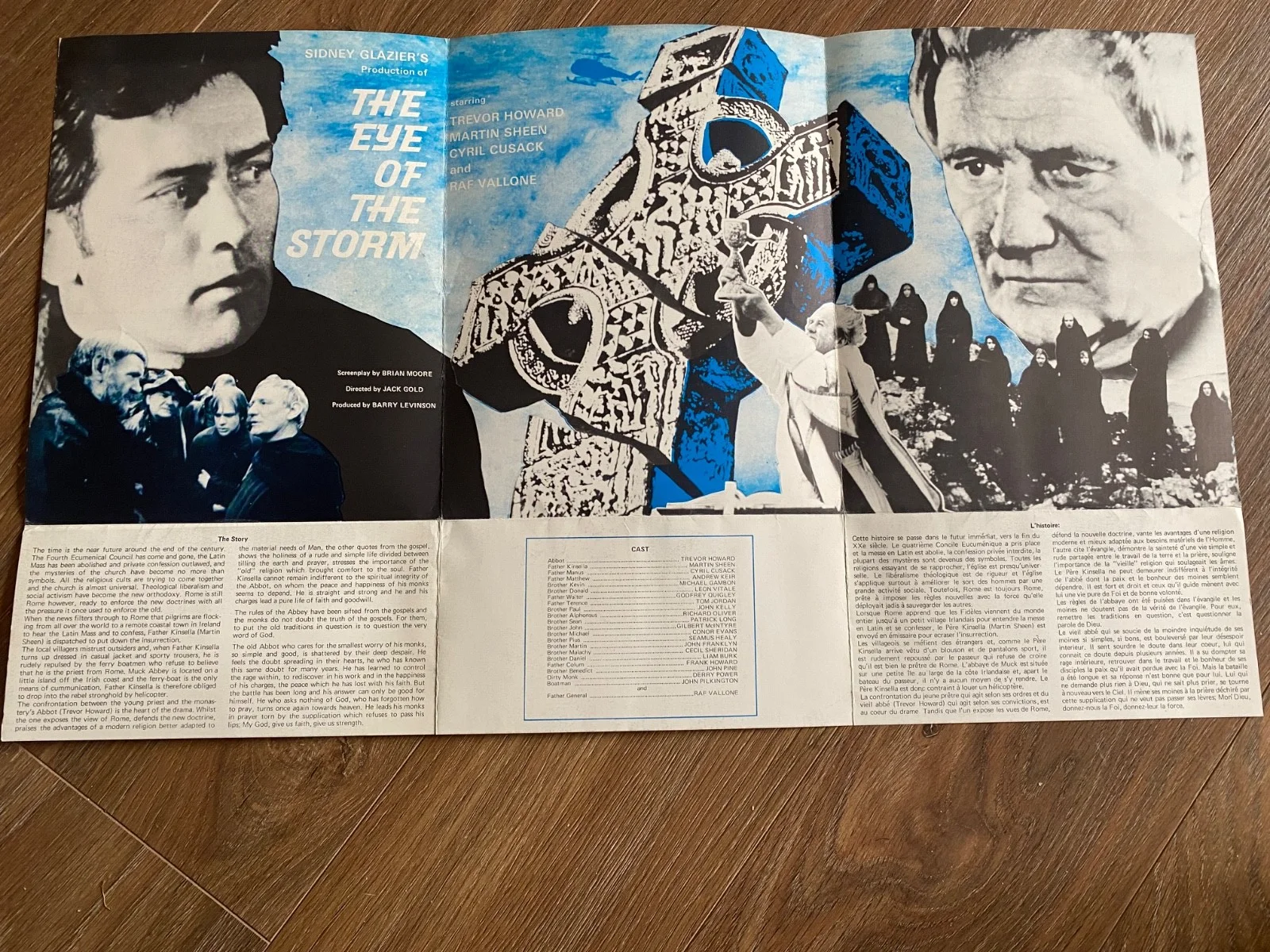 EYE OF THE STORM/CATHOLICS * THEATRICAL PROMOTIONAL FLYER * TREVOR HOWARD, изображение 3