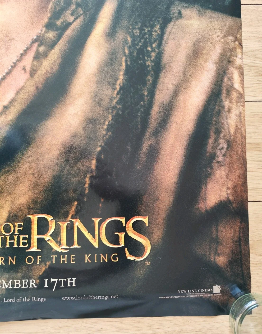 Lord Of The Rings Poster Return Of The King Frodo Double Sided one sheet, изображение 4