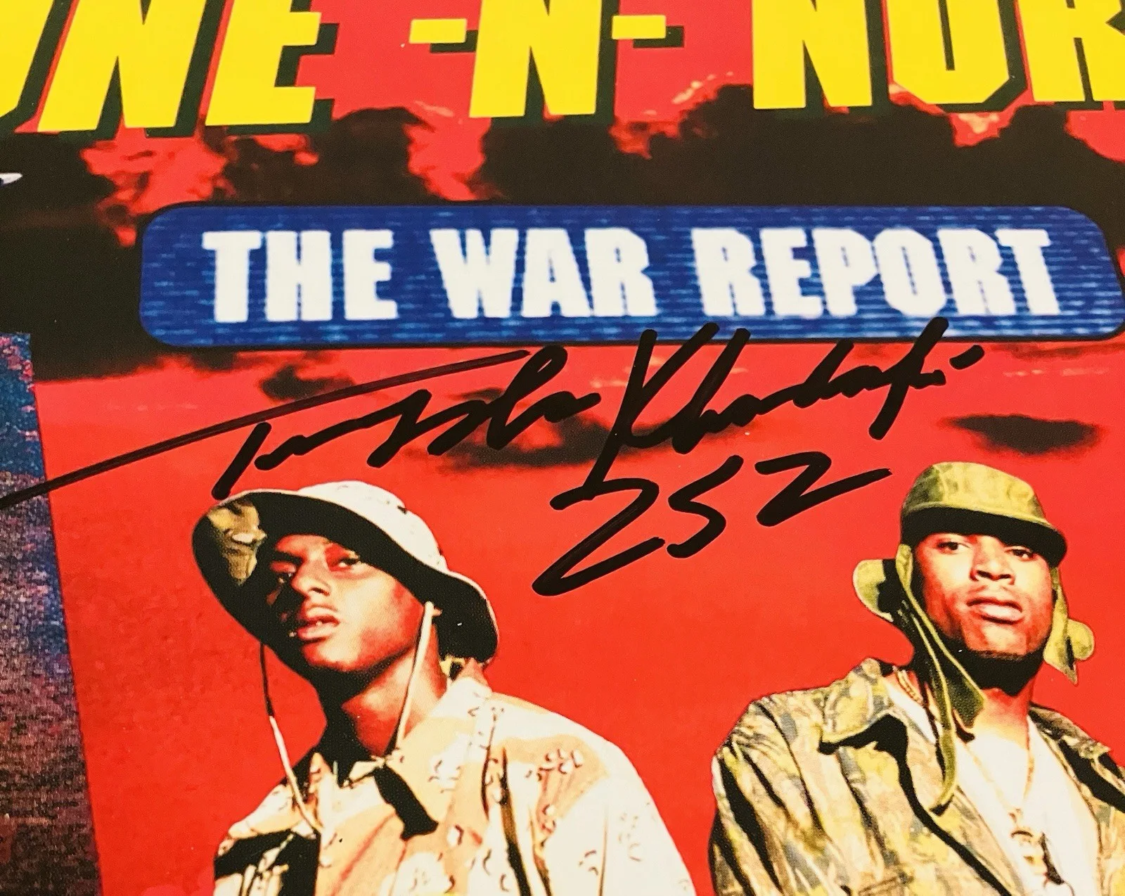 Capone-N-Noreaga Signed “The War Report” Vinyl LP w/Tragedy Khadafi! Beckett COA, image 4