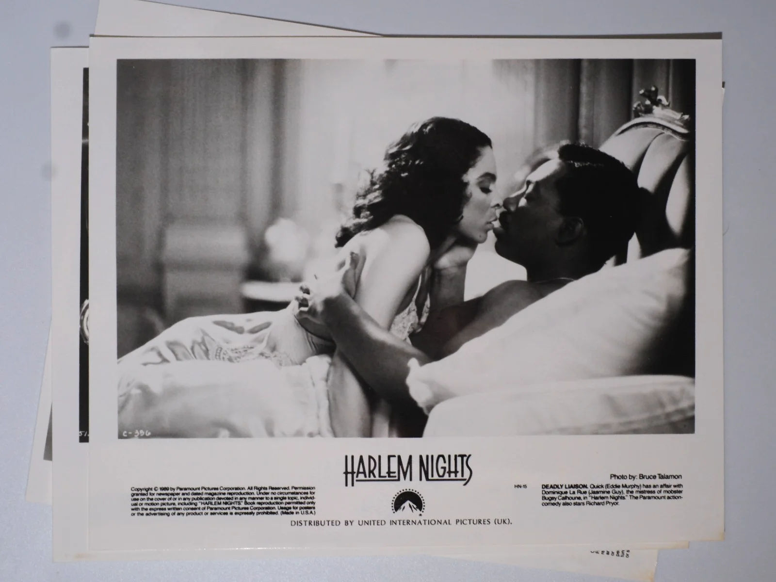 Harlem Nights Cinema Black & White Lobby Cards x6 Eddie Murphy Richard Pryor, изображение 2