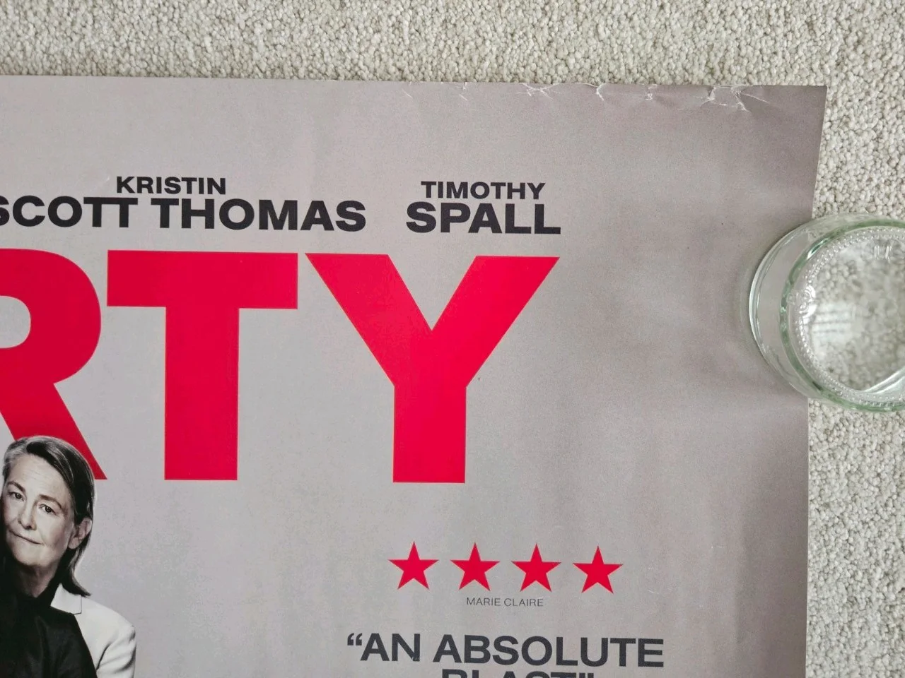 The Party UK quad poster 2017 Cillian Murphy Timothy Spall Kristin Scott Thomas, изображение 2