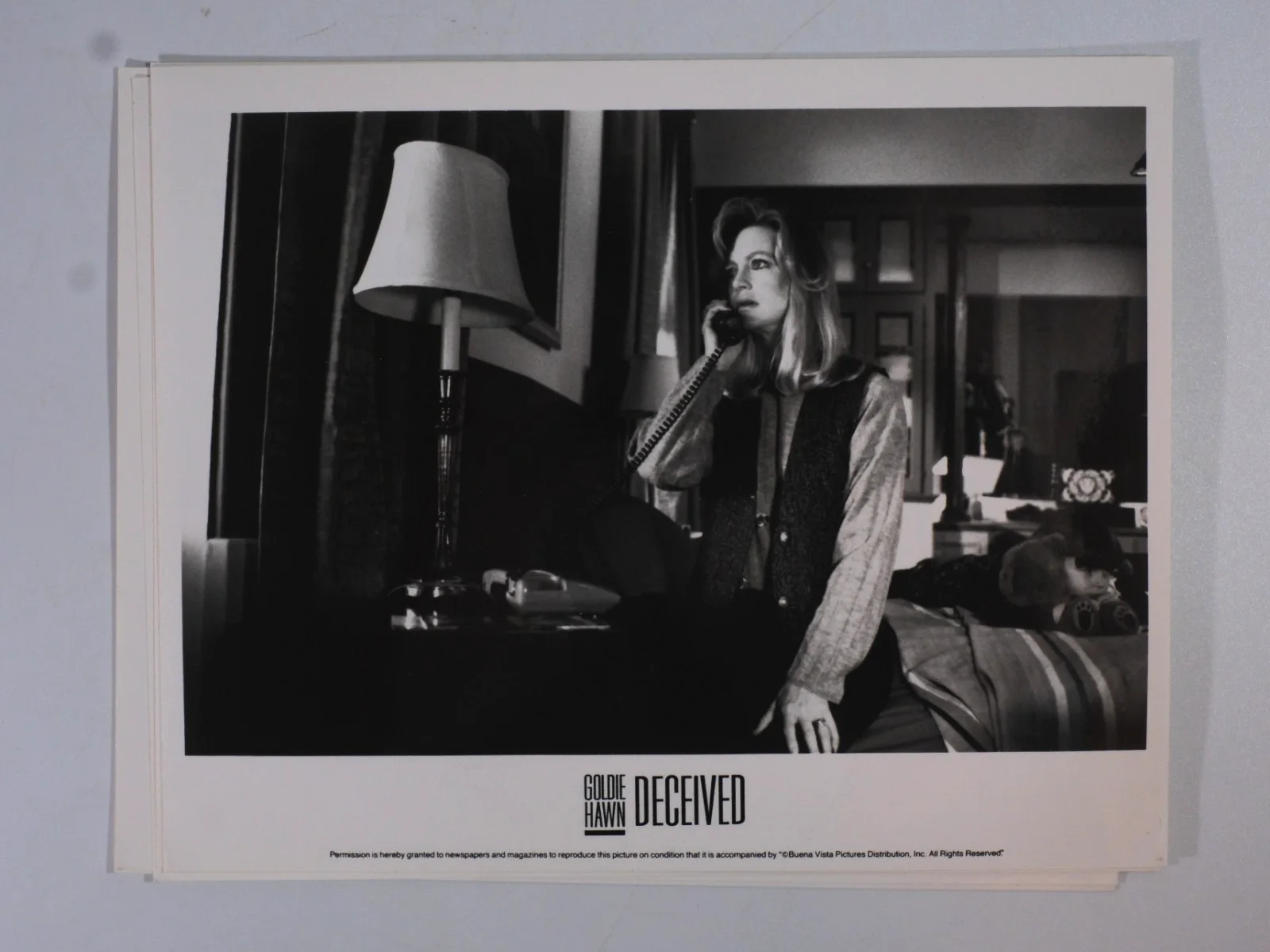 Vintage Deceived Lobby Cards x6 John Heard & Goldie Hawn, изображение 3