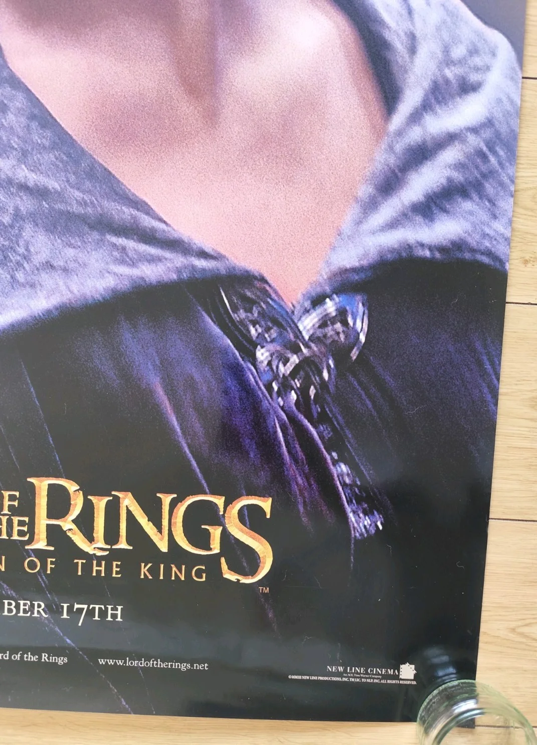 🎯 LOTR Return of the King (2003) One Sheet Teaser Poster Arwen – Rolled, image 3