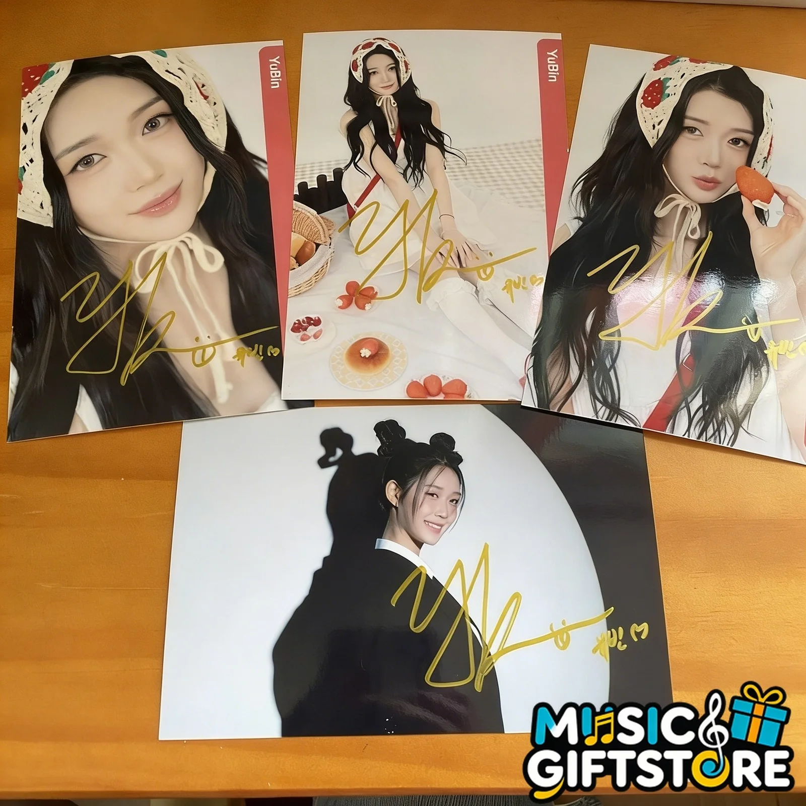 tripleS Yubin Autographed Signed Photo Picture K-POP 4*6 2025 #MUGS, image 2