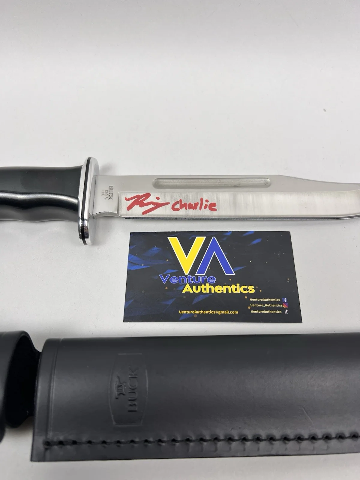 Rory Culkin — Rory Culkin Signed Buck 120 Knife Scream w/ JSA WITNESS COA, image 5