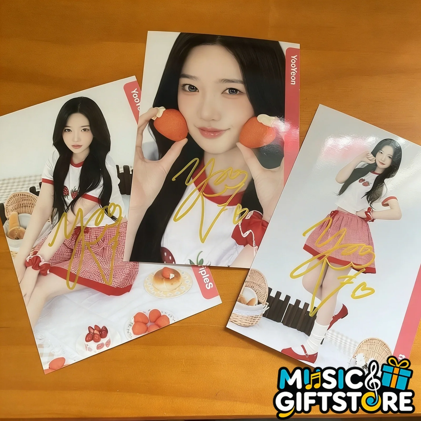 tripleS Yooyeon Autographed Signed Photo Picture K-POP 4*6 2025 #MUGS, изображение 2