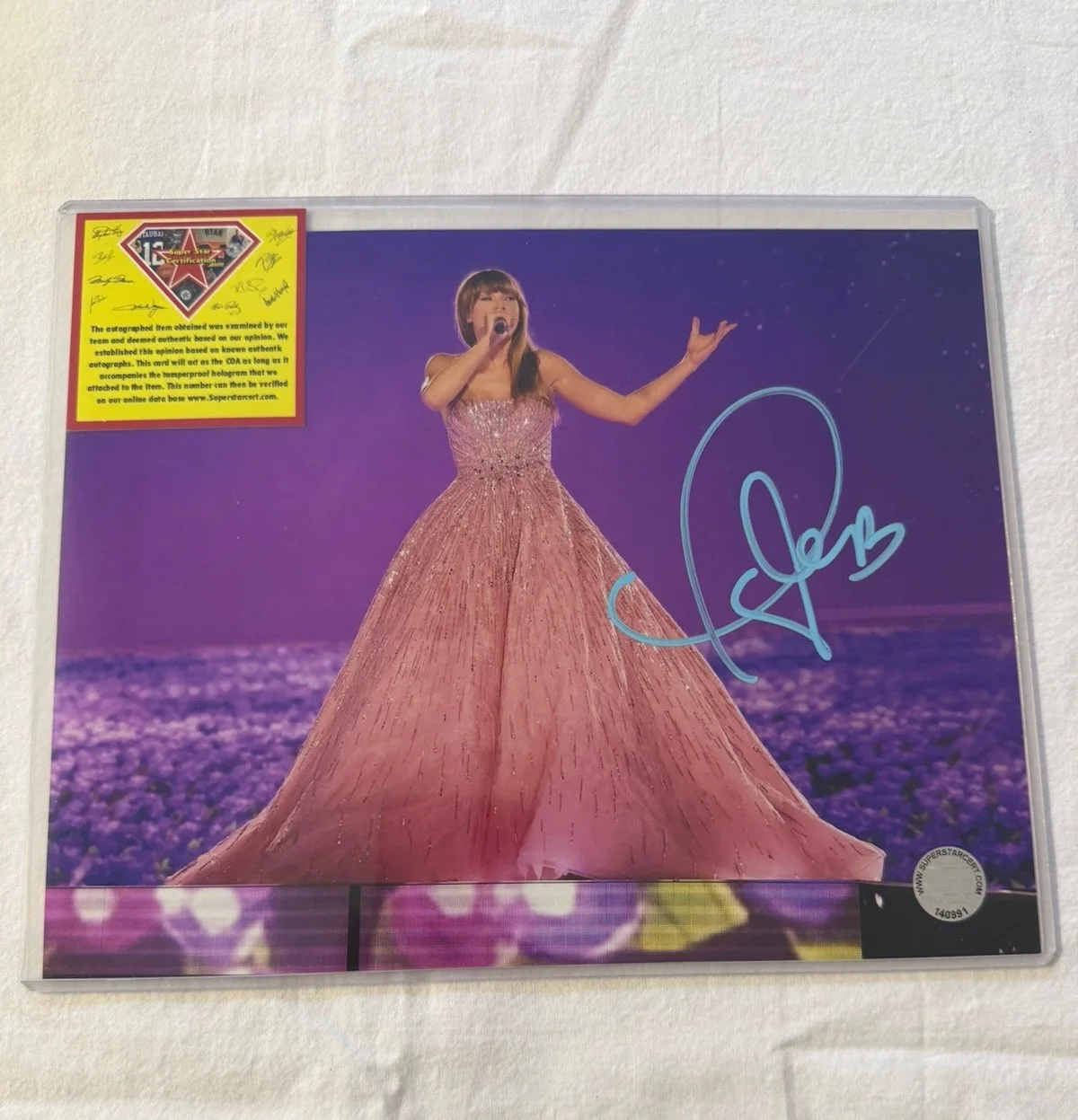 Taylor Alison Swift Rare Signed Autographed 8x10 Photo COA, image 4