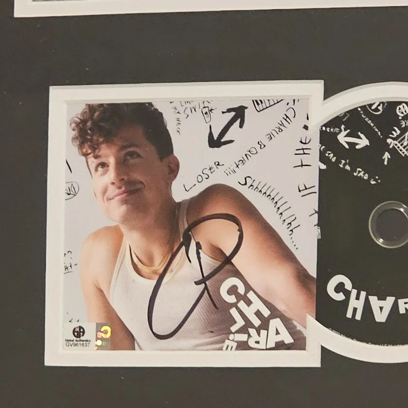 Charlie Puth signed Autographed Charlie CD Global Authentics COA, image 2