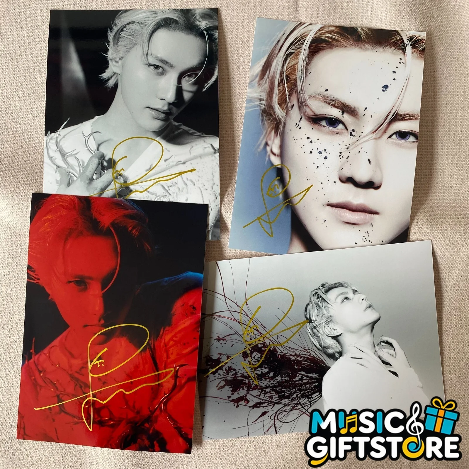 ENHYPEN JUNGWON Autographed Signed Photo K-POP Collection 4*6 2025 #MUGS, image 2