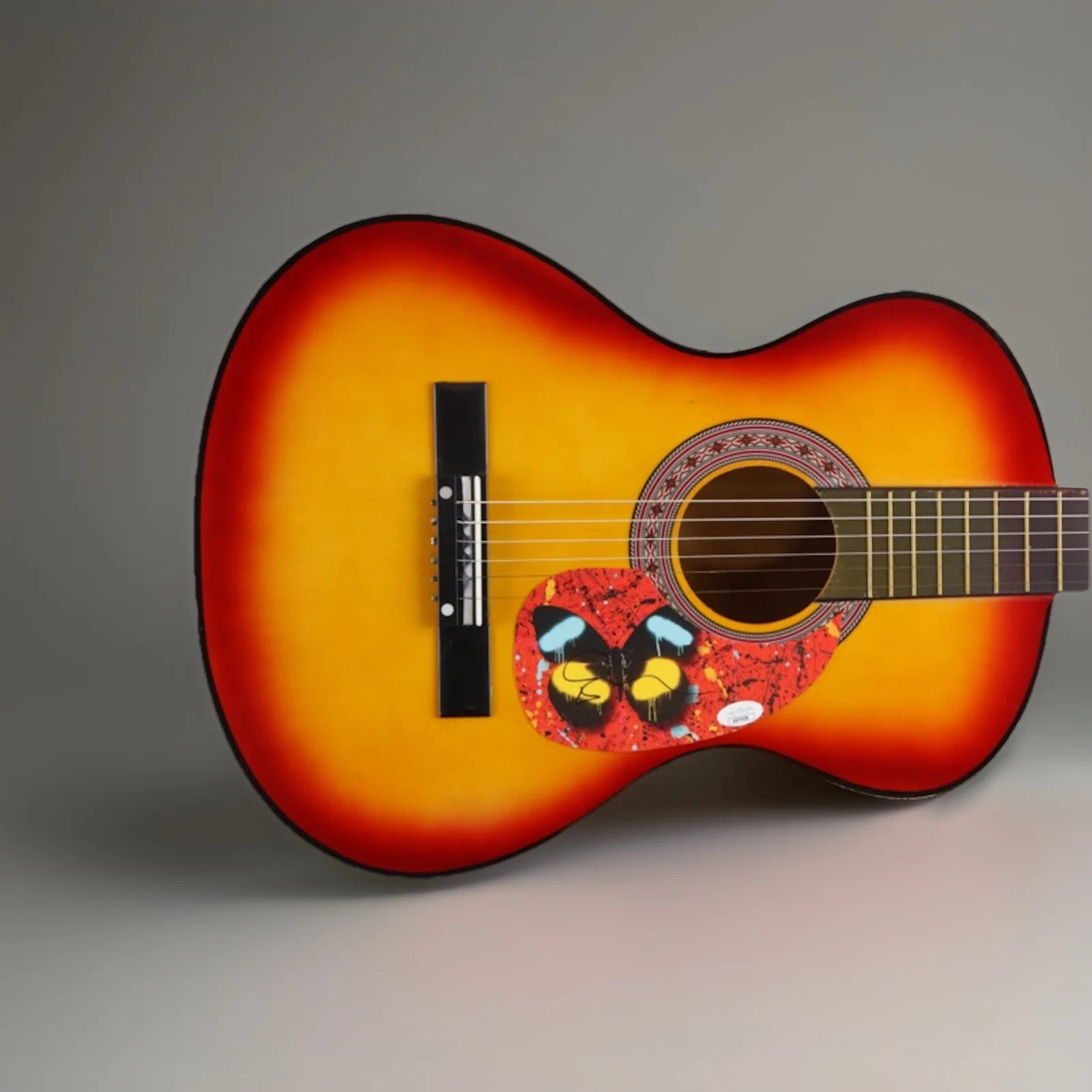 Ed Sheeran Signed Acoustic Guitar Pickguard JSA Certified Autograph, image 2