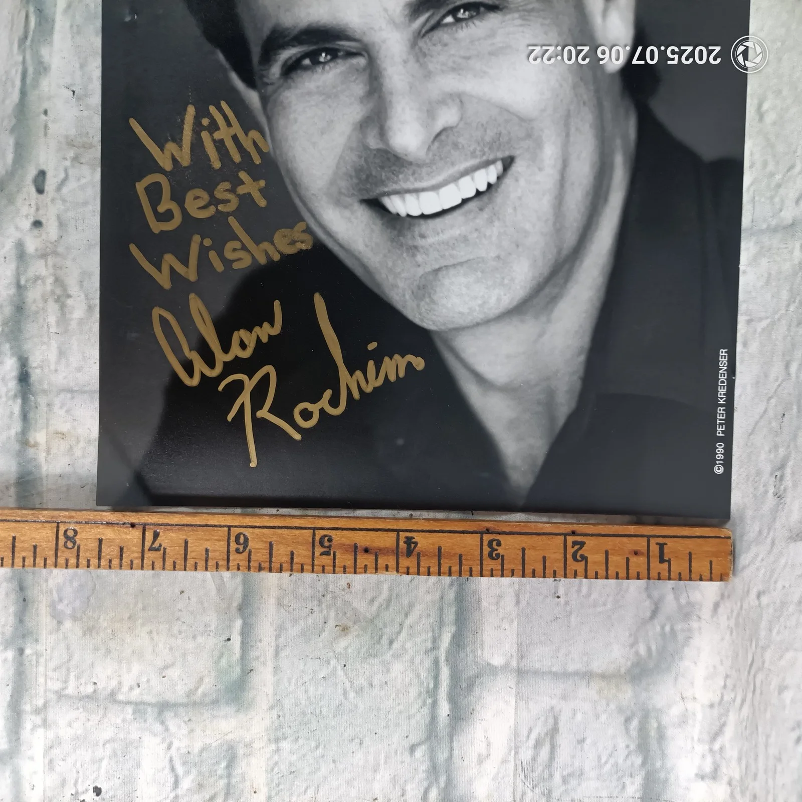 Vintage 1990 Alan Rachins Autographed Signed Headshot Photo Actor Best Wishes, изображение 5