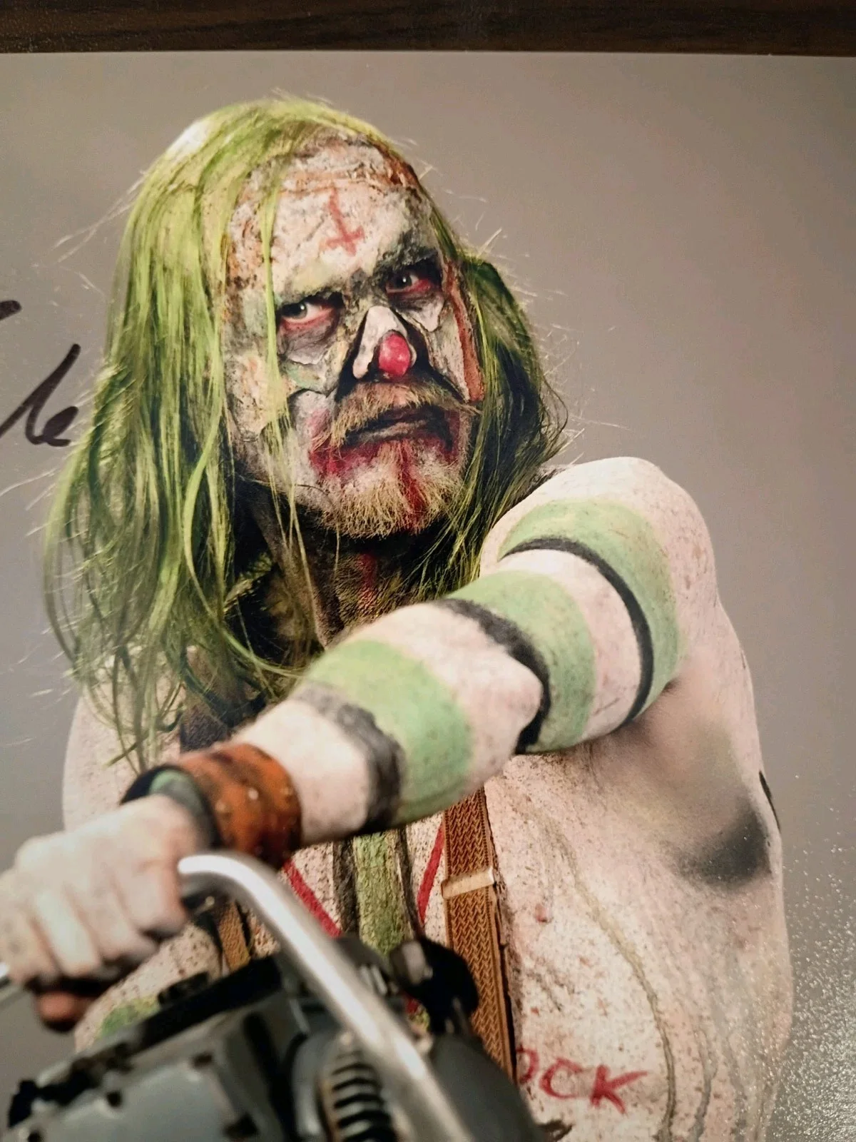 Lew Temple — LEW TEMPLE Signed Autographed 8x10 Photo as PSYCHO-HEAD from 31..JSA COA, изображение 2