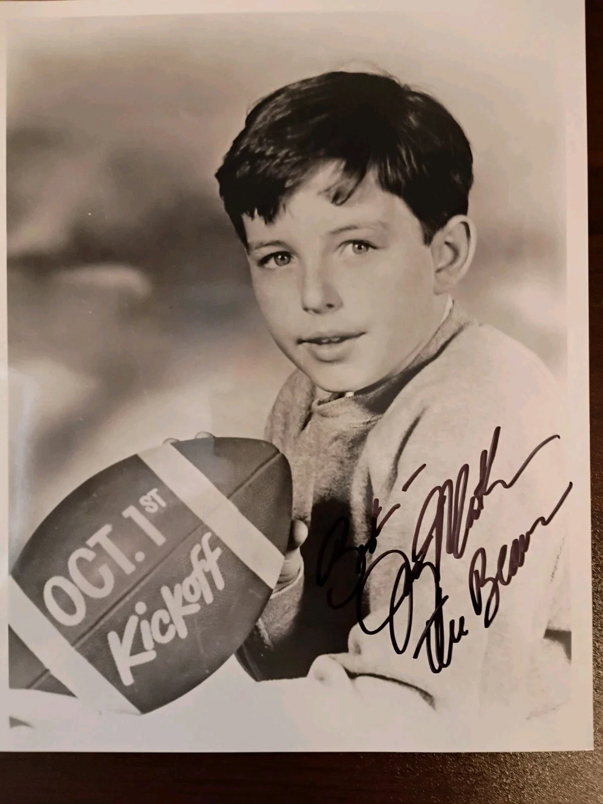 Jerry Mathers — JERRY MATHERS Signed Autographed 8x10 Photo as BEAVER..LEAVE IT TO BEAVER