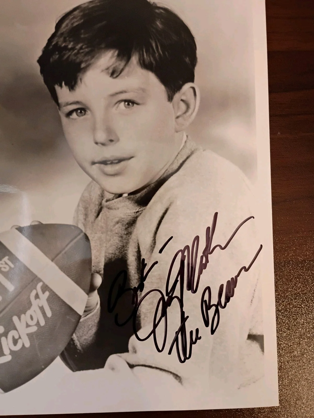 Jerry Mathers — JERRY MATHERS Signed Autographed 8x10 Photo as BEAVER..LEAVE IT TO BEAVER, image 4