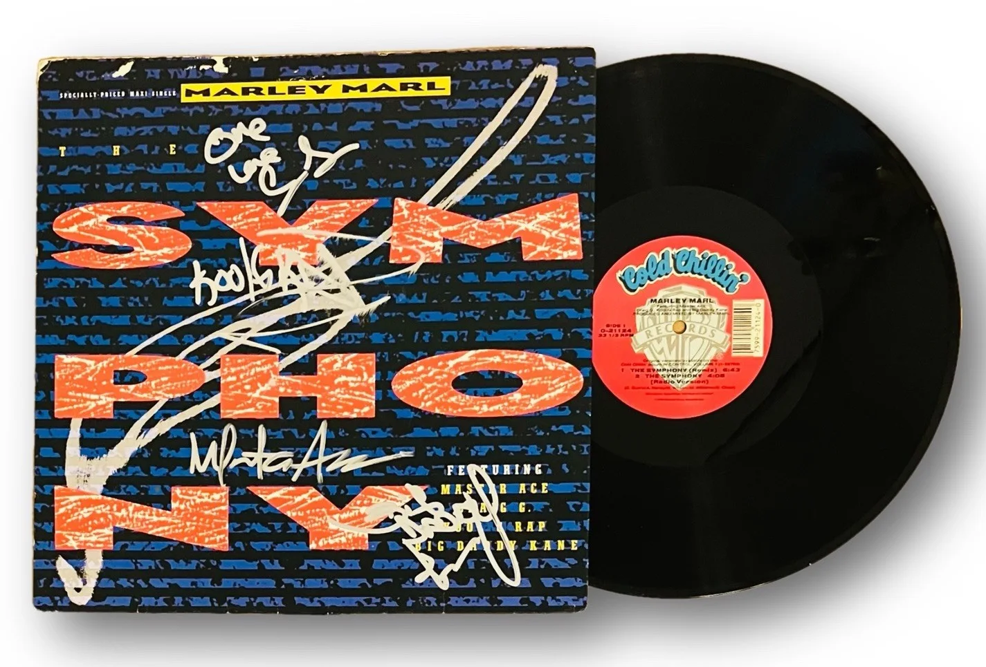 The Symphony Vinyl Set Signed Big Daddy Kane/Kool G Rap/Masta Ace/Craig G RARE, изображение 4