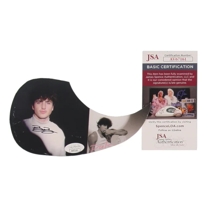 Benson Boone Signed "Pulse" Custom Insert Pickguard - JSA, изображение 2