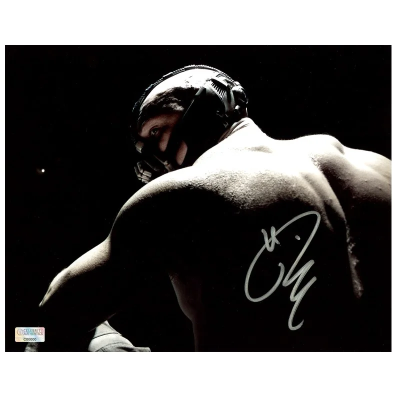 Tom Hardy — Tom Hardy Autographed 2012 The The Dark Knight Rises Bane Darkness