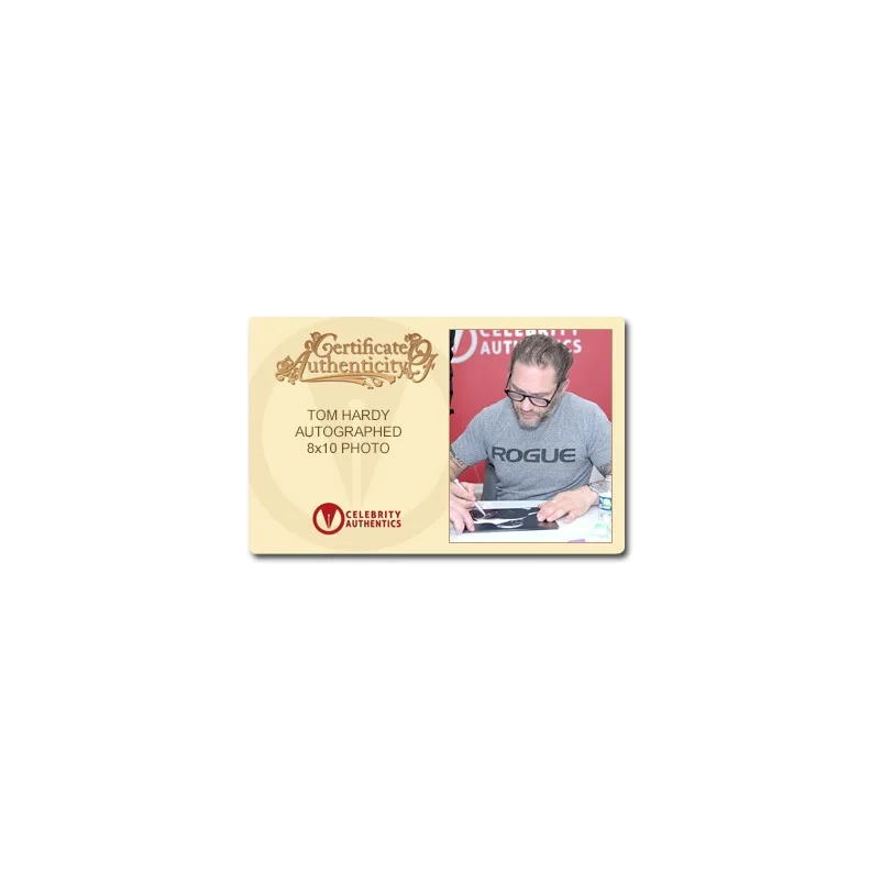 Tom Hardy — Tom Hardy Autographed 2012 The The Dark Knight Rises Bane Darkness, изображение 2