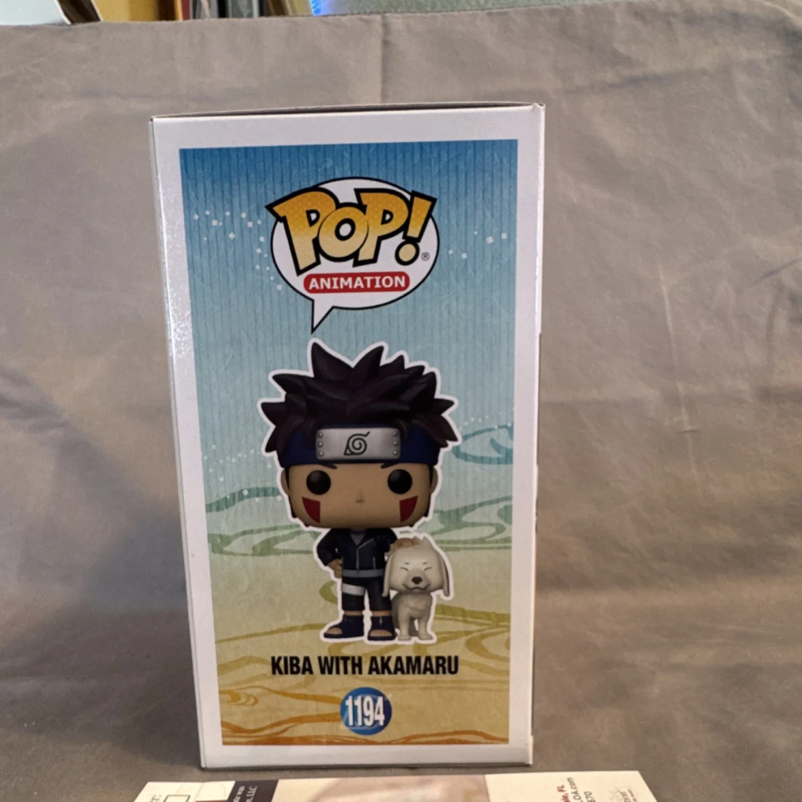 Kyle Hebert — Funko Pop! Kiba with Akamaru Naruto Shippuden Signed Kyle Hebert JSA, image 3