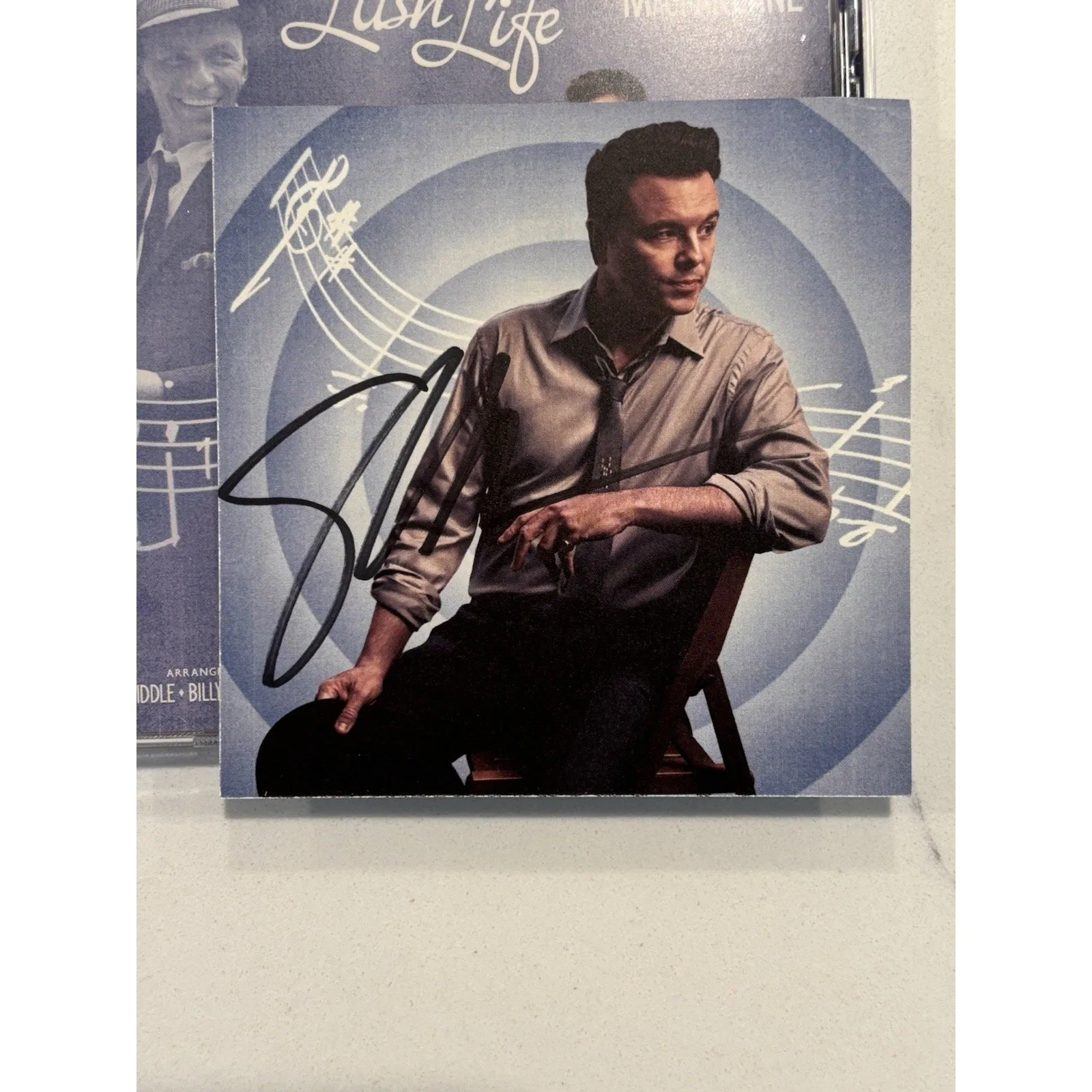 Seth MacFarlane Signed CD Insert - Lush Life - The Lost Sinatra Arrangements #3, image 3