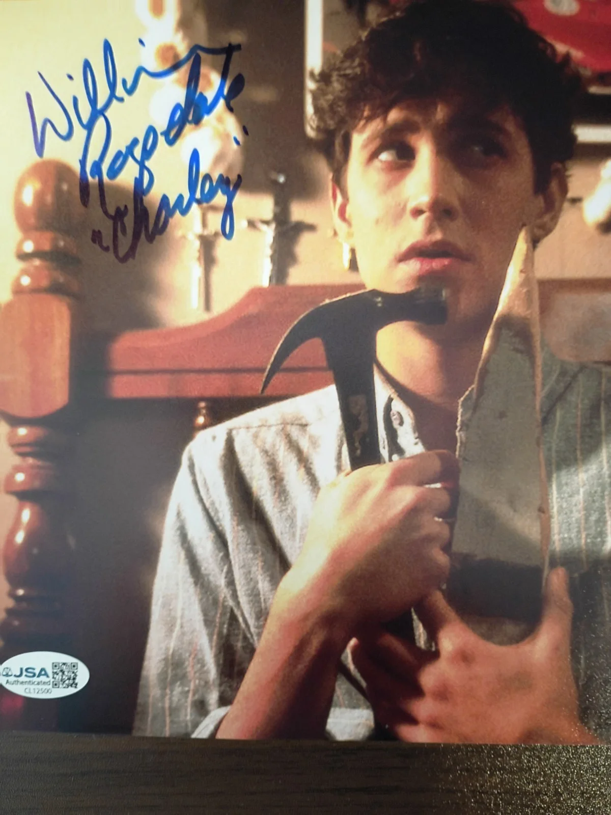 William Ragsdale — WILLIAM RAGSDALE Signed Autographed 8x10 Photo from FRIGHT NIGHT..JSA COA, image 5