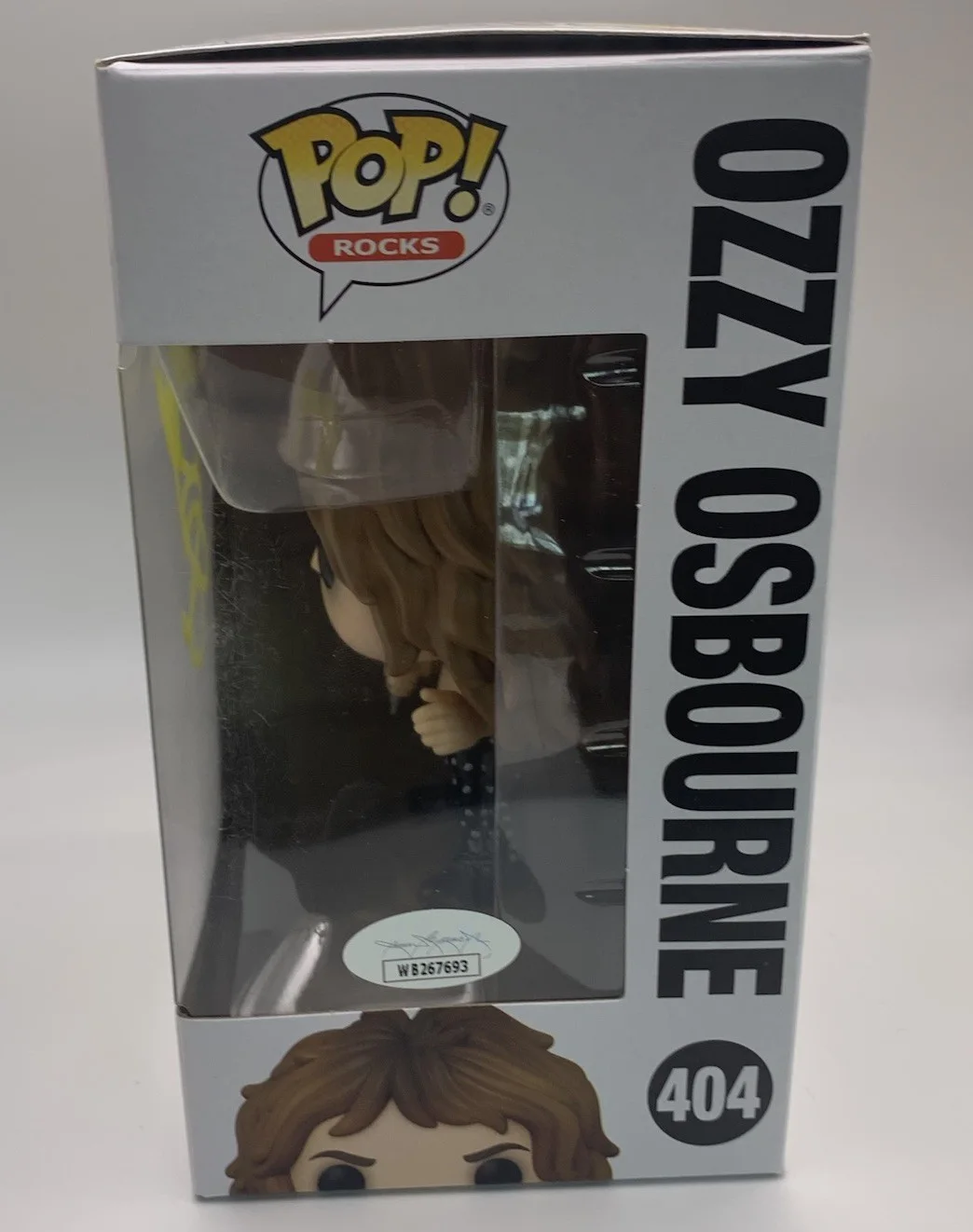 Ozzy Osbourne Signed Autographed Funko Pop 404 Black Sabbath JSA *Read*, image 3
