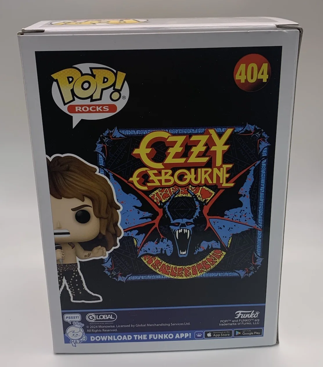 Ozzy Osbourne Signed Autographed Funko Pop 404 Black Sabbath JSA *Read*, image 4