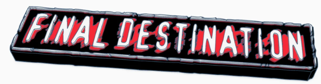 Decorative Final Destination Film TV Self Standing logo Sign Display Pops, image 2