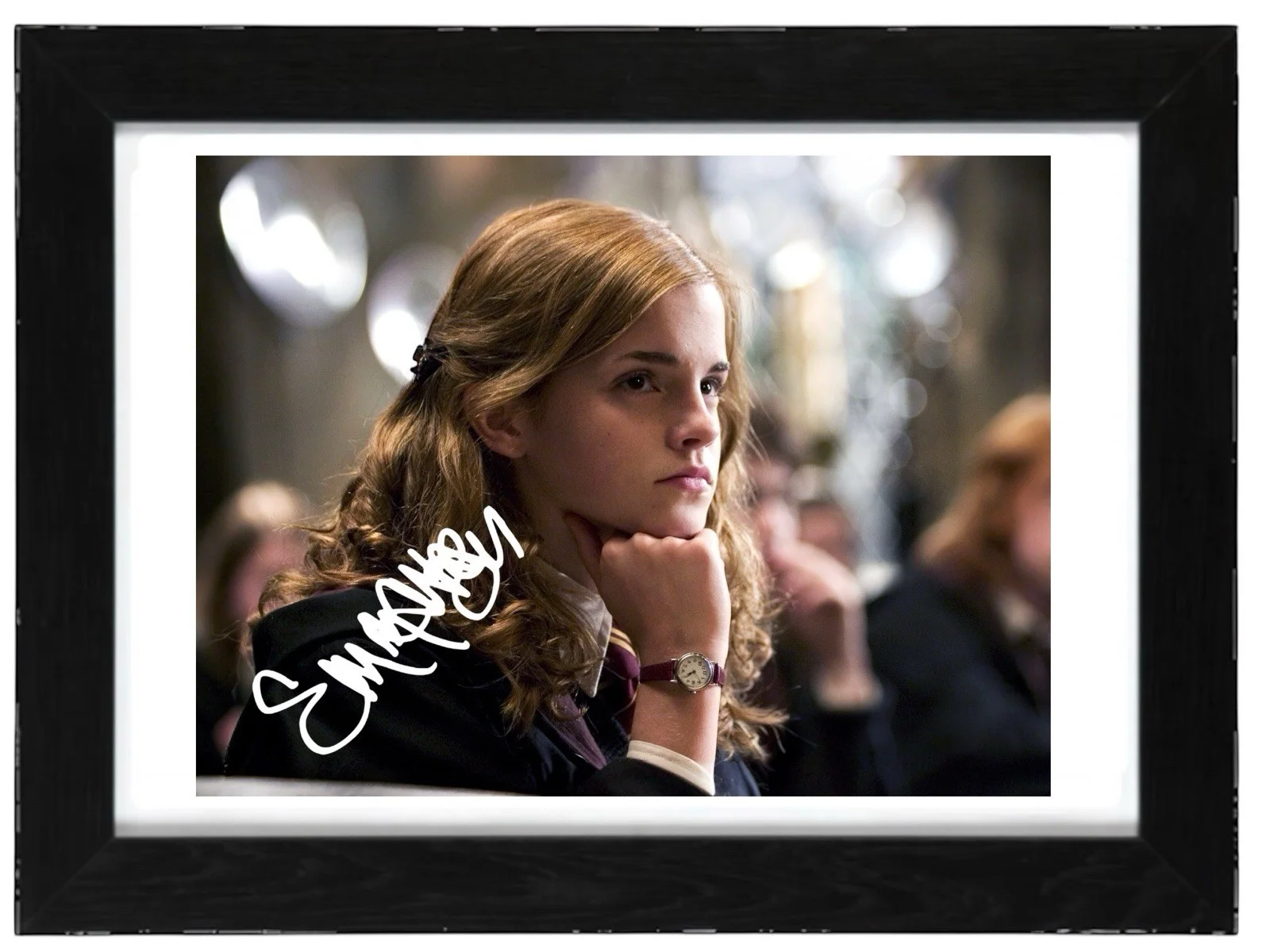 Emma Watson Signed Autograph PHOTO Pre Print 6x4/A4/ Framed Harry Potter, изображение 2