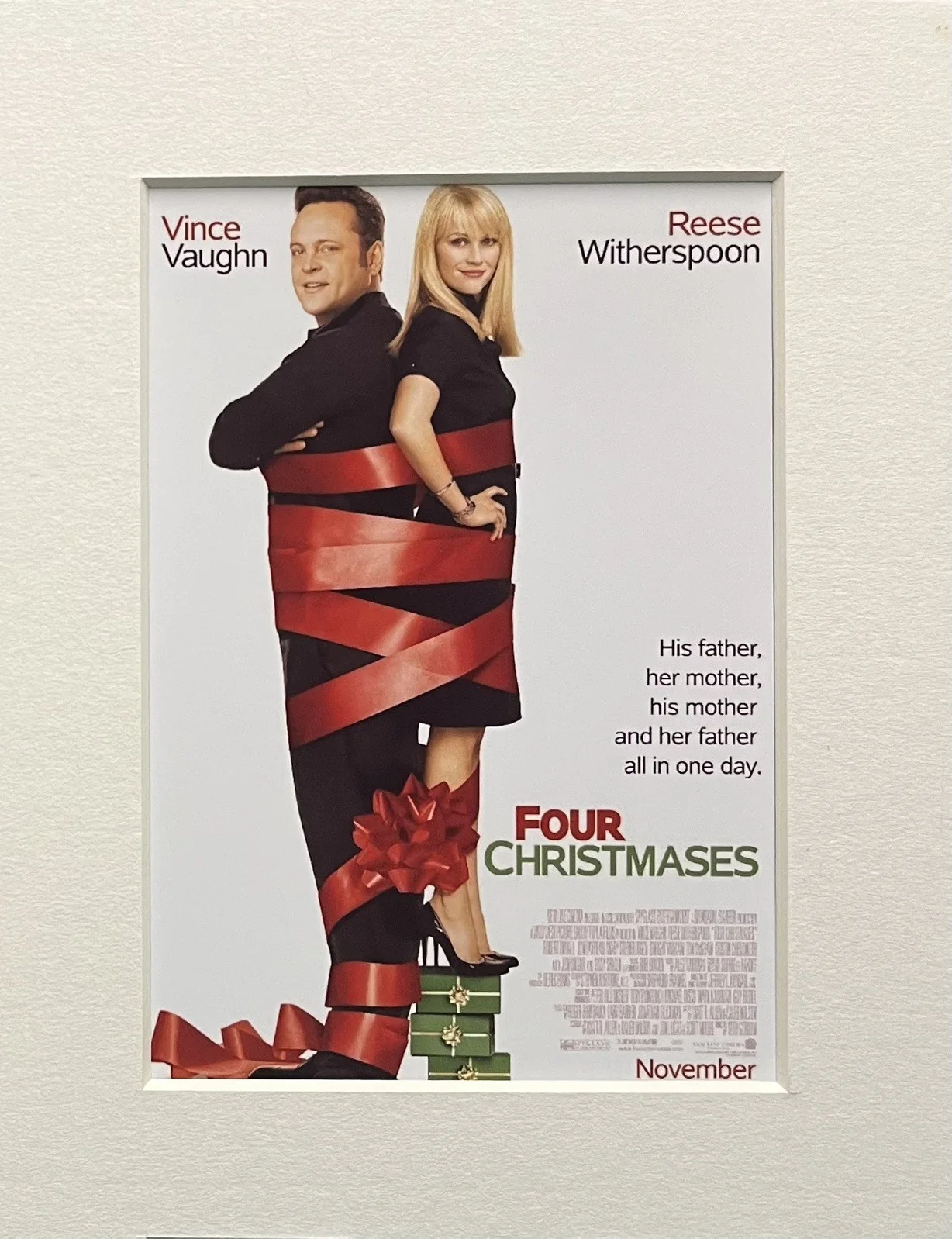 FOUR CHRISTMASES . 35mm Film Cell Mounted Display, image 2