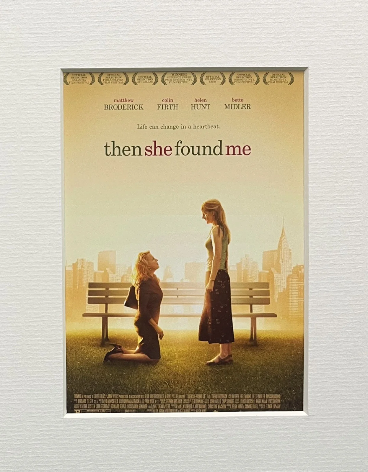 THEN SHE FOUND ME . 35mm Film Cell Mounted Display, image 2
