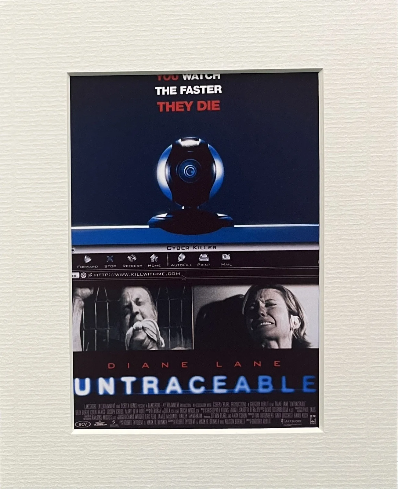 UNTRACEABLE . 35mm Film Cell Mounted Display, image 2