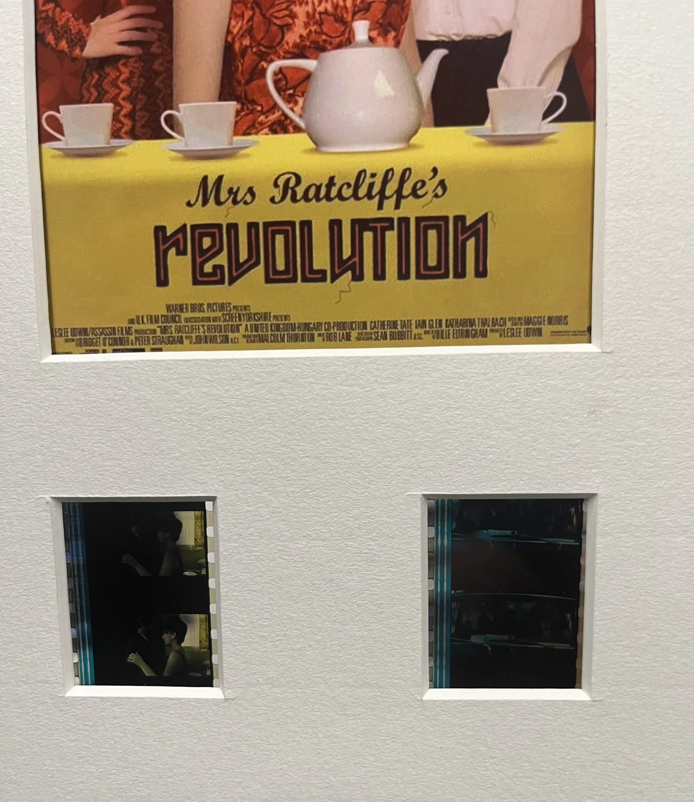 MRS RADCLIFFE’S. REVOLUTION. 35mm Film Cell Mounted Display, image 3