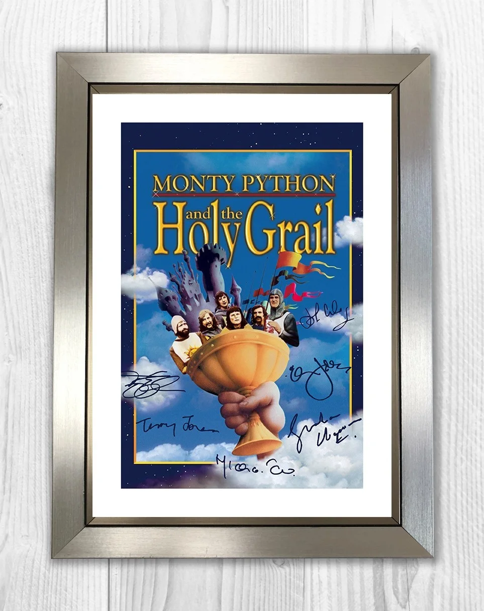 Monty Python and the Holy Grail repro signed A4 film poster Choice of frame., image 3
