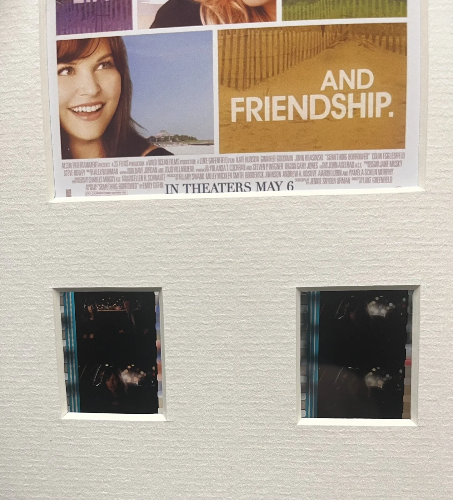 SOMETHING BORROWED . 35mm Film Cell Mounted Display, image 3