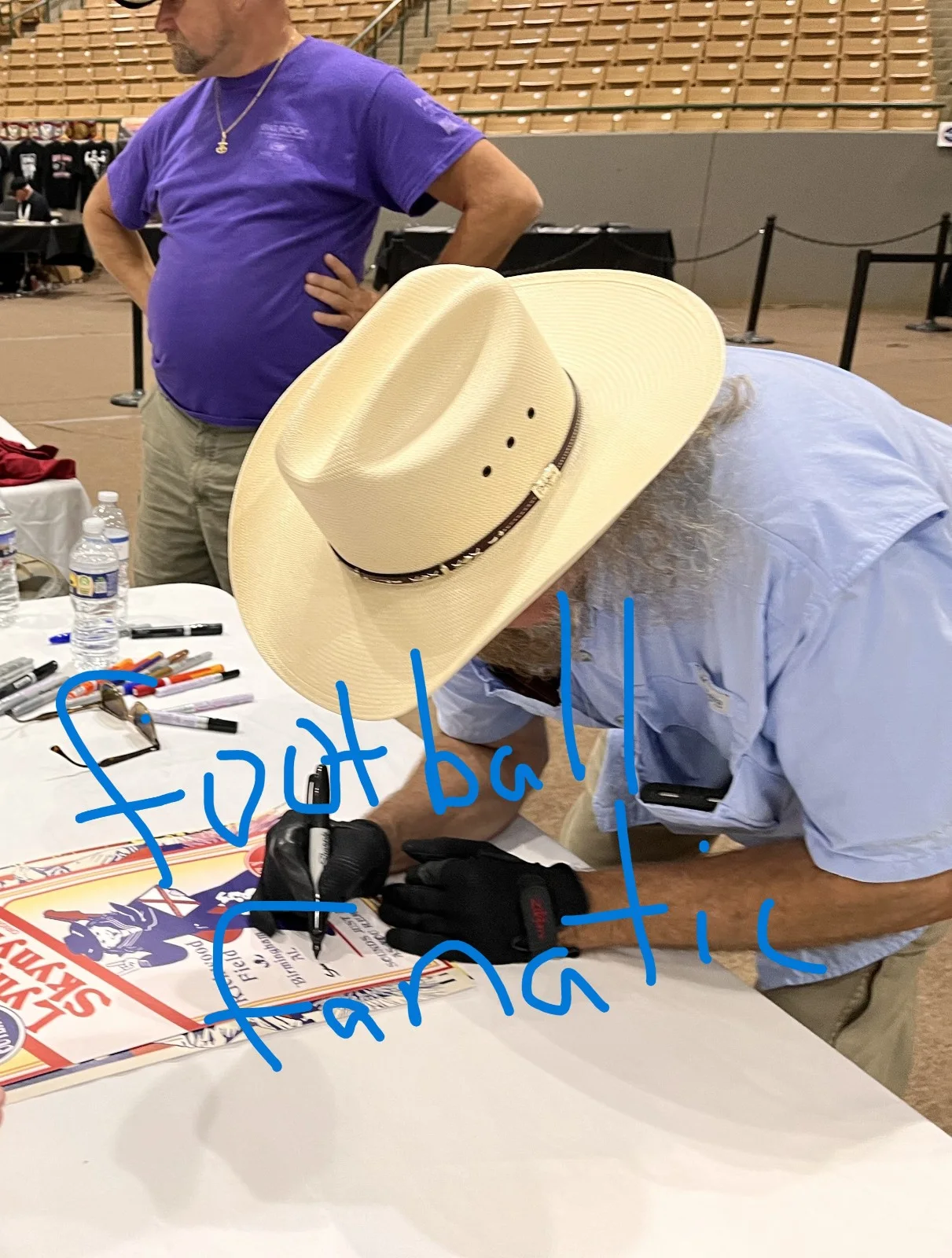 Artimus Pyle Signed Lynyrd Skynyrd Rickwood Field 10X18 Poster Proof JSA COA, image 2