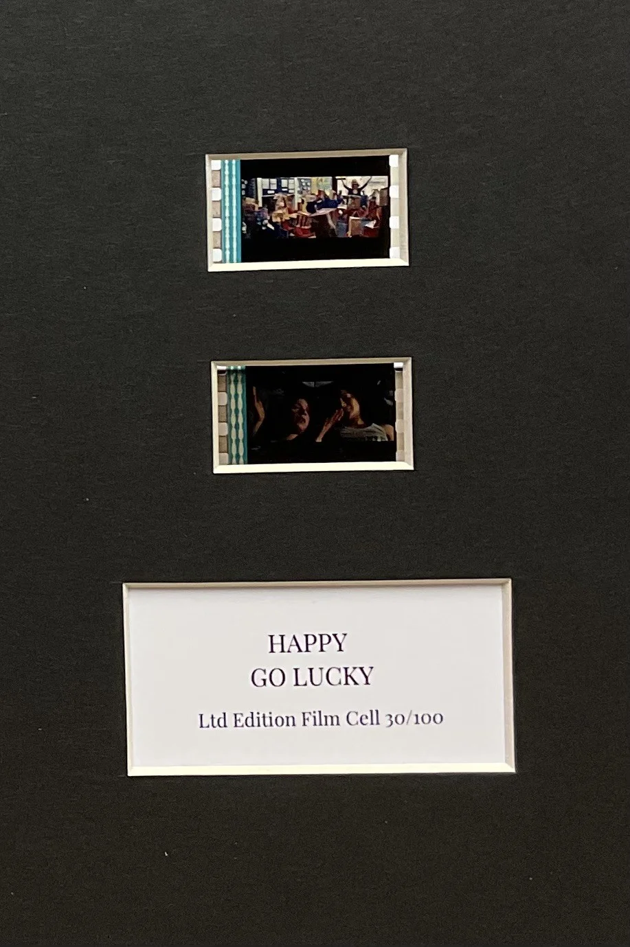 HAPPY GO LUCKY. 35mm Film Cell Mounted Display, image 2