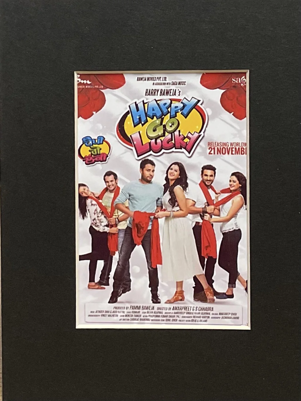 HAPPY GO LUCKY. 35mm Film Cell Mounted Display, image 3
