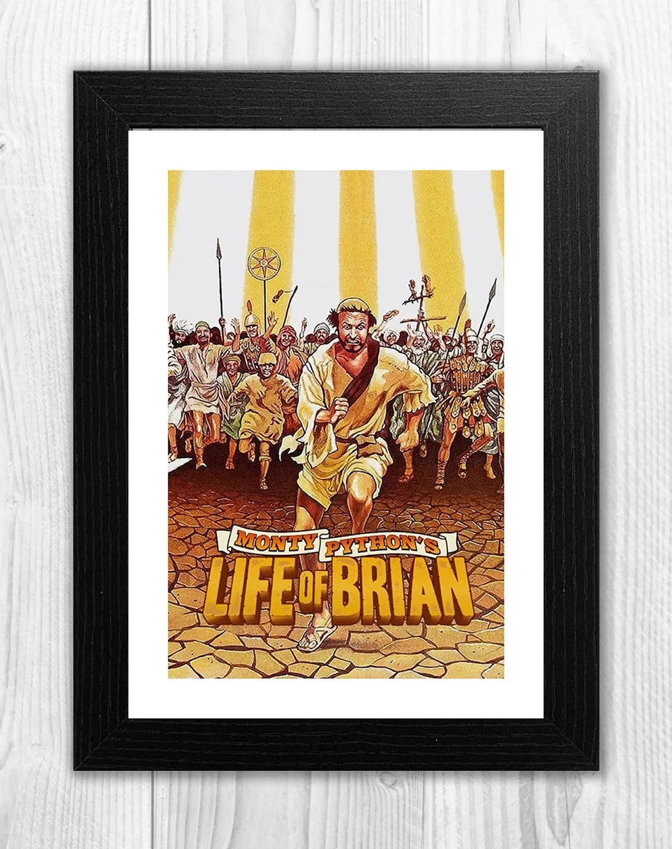 Monty Python Life of Brian 2 Film Poster 1 repro A4 poster. Choice of frame, изображение 2