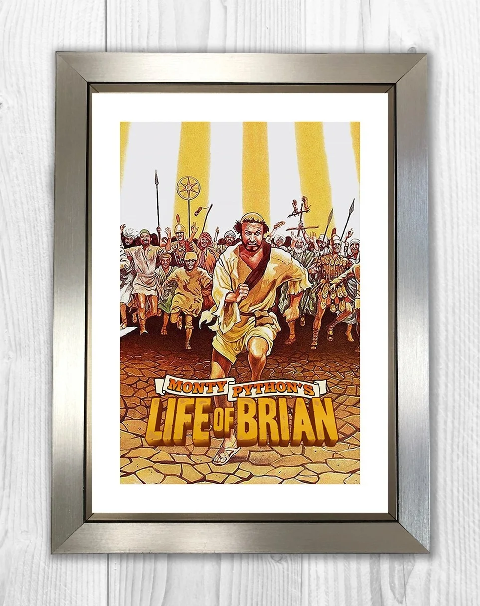 Monty Python Life of Brian 2 Film Poster 1 repro A4 poster. Choice of frame, изображение 3