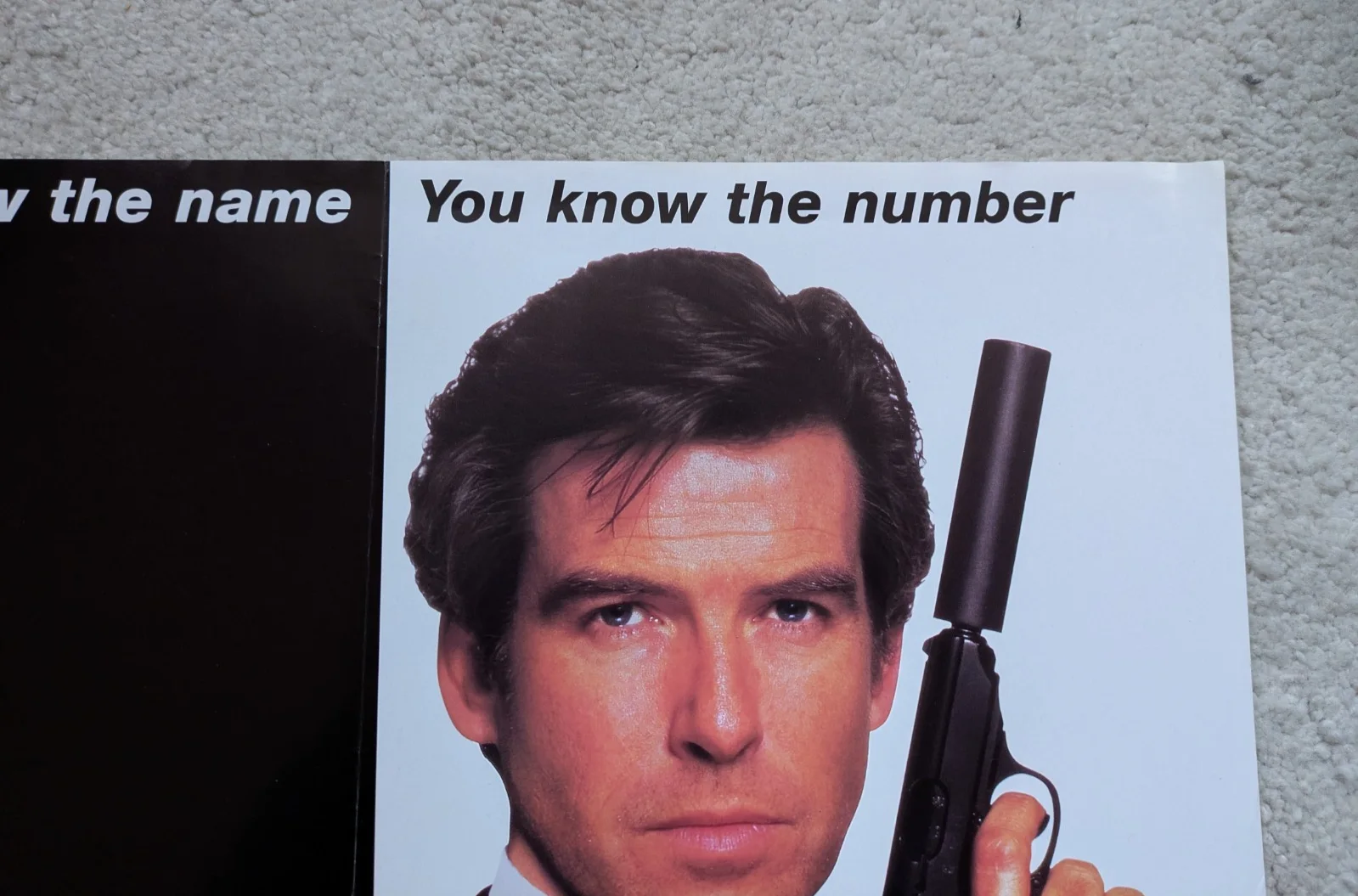 GOLDENEYE 007 Bond Pierce Brosnan movie Promo Mini Poster 16"x12" Good condition, изображение 4