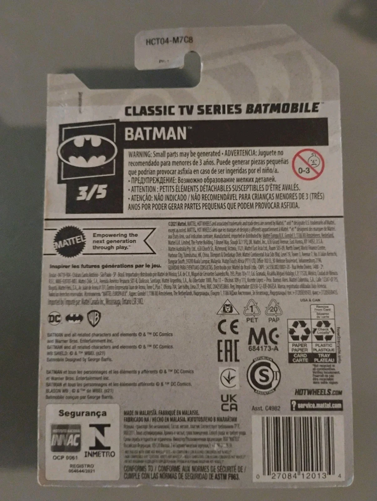 Christian Bale — CHRISTIAN BALE BATMAN THE DARK KNIGHT HOTWHEELS TUMBLER SIGNED EXACT PROOF PIC, изображение 2