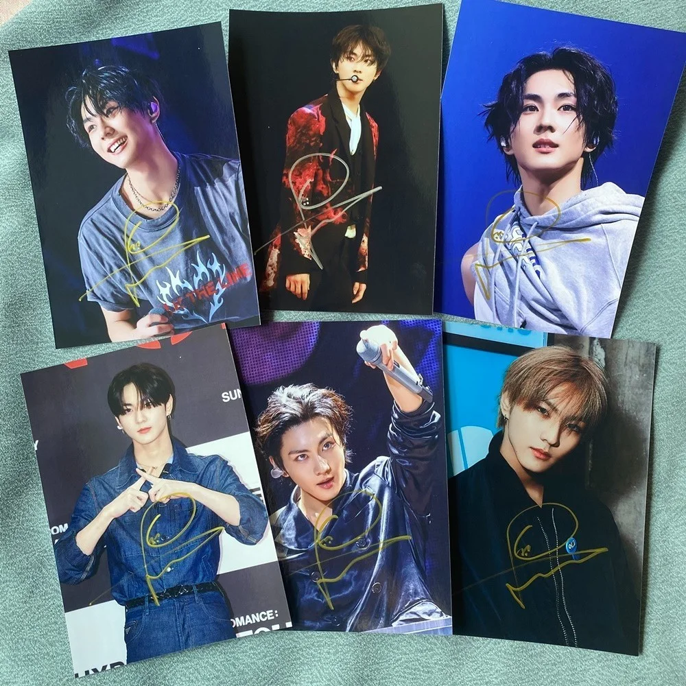 ENHYPEN JUNGWON Autographed Signed Photo Picture K-POP Collection 4*6 2025, image 2