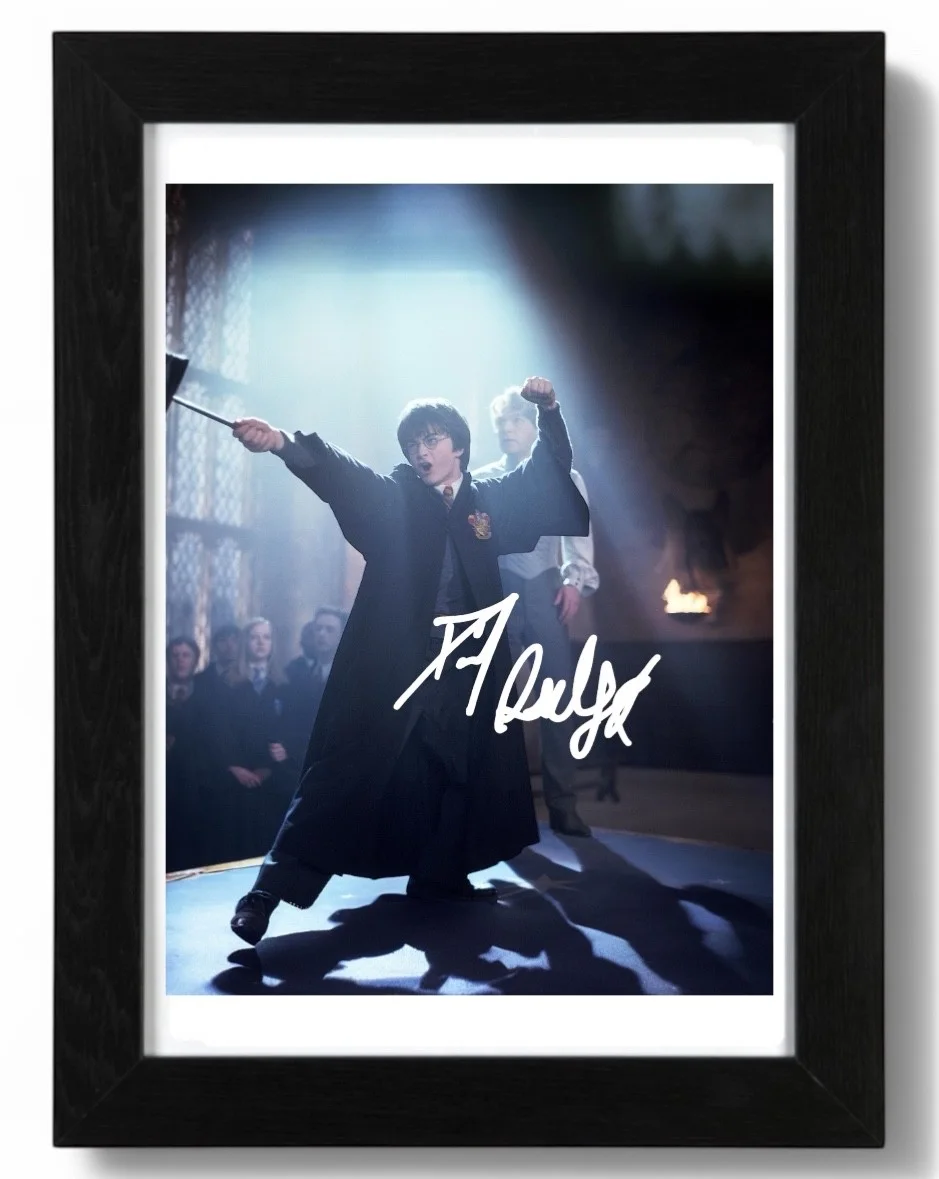 Daniel Radcliffe Signed Autograph PHOTO Pre Print 6x4/A4/ Framed Harry Potter, image 3