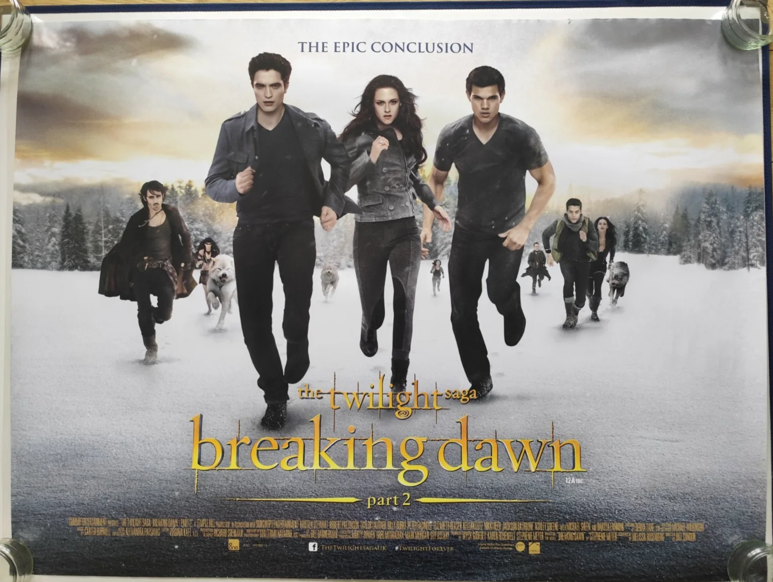 🎯 Twilight Original Quad Cinema Posters x 2 (Breaking Dawn II And Eclipse), image 2
