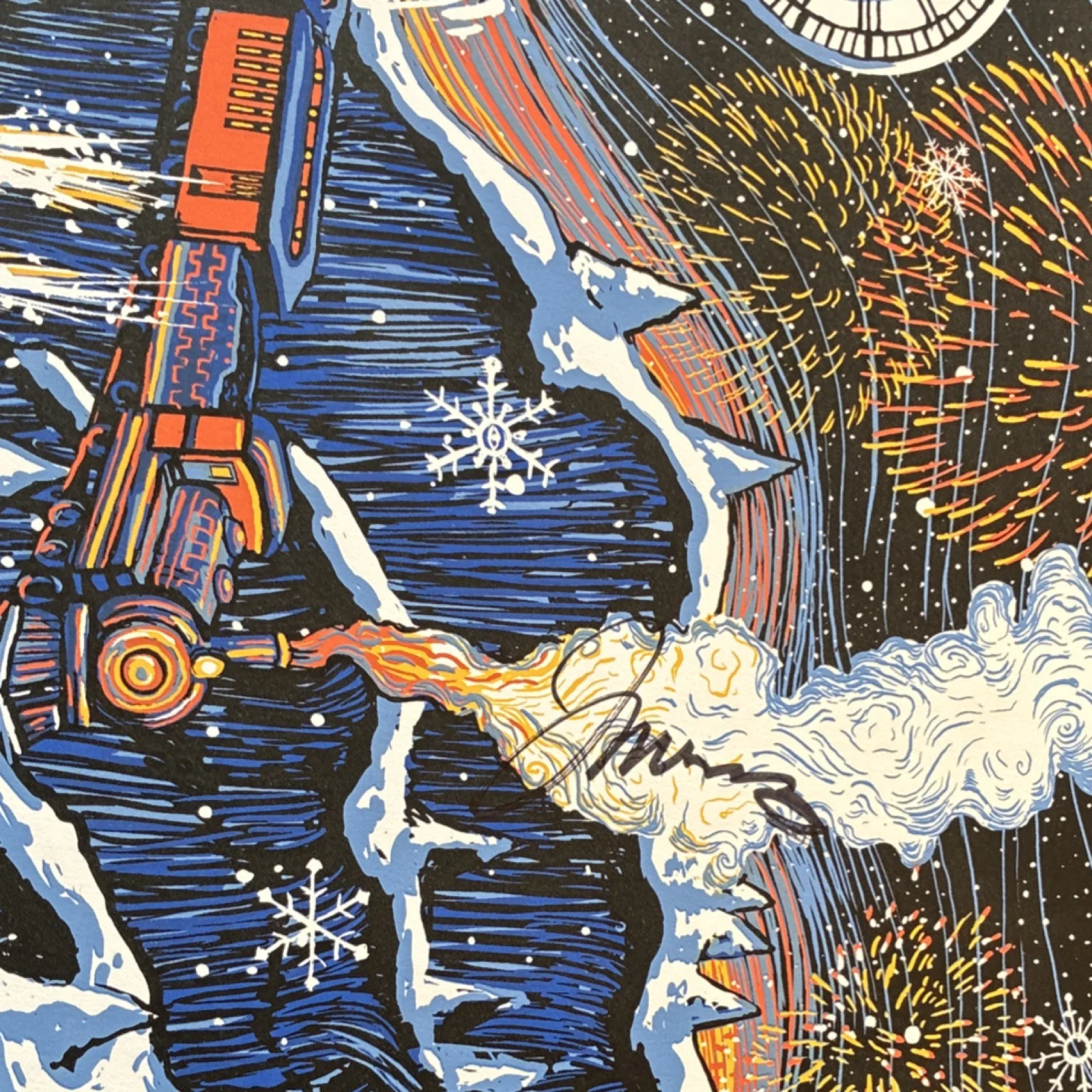 Umphrey's McGee Original Signed Poster Fillmore Auditorium Denver Dec 29-31 2017, image 3